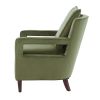 Alina Green Velvet Accent Arm Chair