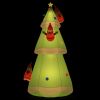 Inflatable Christmas Tree with LEDs 196.9"