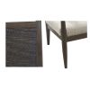 Handcrafted Seagrass Back Armchair with Removable Seat Cushion and Back Pillow