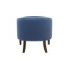 Upholstered Tufted Mid-Century Accent Chair