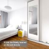 Full Length Mirror, Floor Mirror with Stand,Wall-Mounted Dressing Mirror , Bedroom Mirror with Aluminium Frame 65"x22", Gold