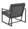 Modern design high quality PU(GREY)+ steel armchair, for Kitchen, Dining, Bedroom, Living Room