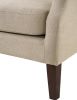 Irwin 29.5" Beige Linen Button Tufted Wingback Chair