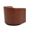 Trenton Swivel Arm Chair - Caramel