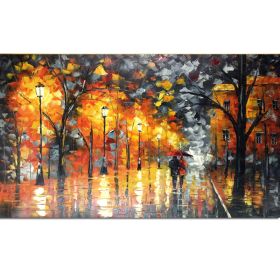 100% Hand Painted Abstract Oil Paintings On Canvas Modern Wedding Decor Wall Landscape Pictures Home Decoration No Framed (size: 90X120cm)