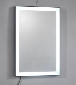 Anti-fog dimmable touch button LED bathroom mirror (Default: Default)