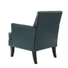 Lapithae Armchair with Solid Wooden Legs and Nailhead Trim